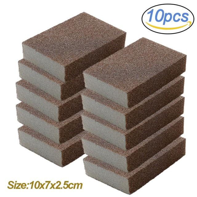 Sponge Magic Eraser Carborundum Removing Rust Cleaning Brush Descaling Emery Clean Rub for Cooktop Pot Kitchen Tools Gadgets