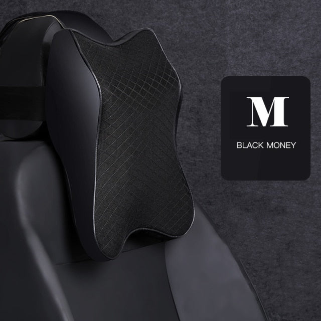 Car Seat Headrest Neck Rest Cushion Adjustable Car Neck Pillow 3D Memory Foam Head Rest Auto Headrest Travel Support Holder Seat