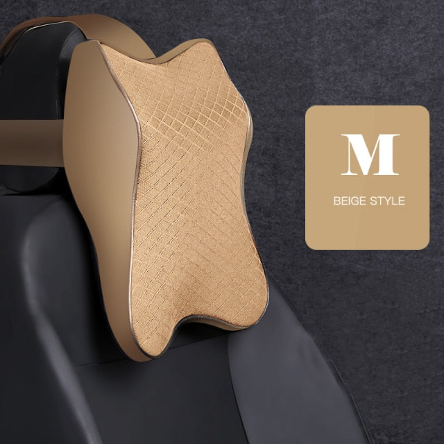 Car Seat Headrest Neck Rest Cushion Adjustable Car Neck Pillow 3D Memory Foam Head Rest Auto Headrest Travel Support Holder Seat