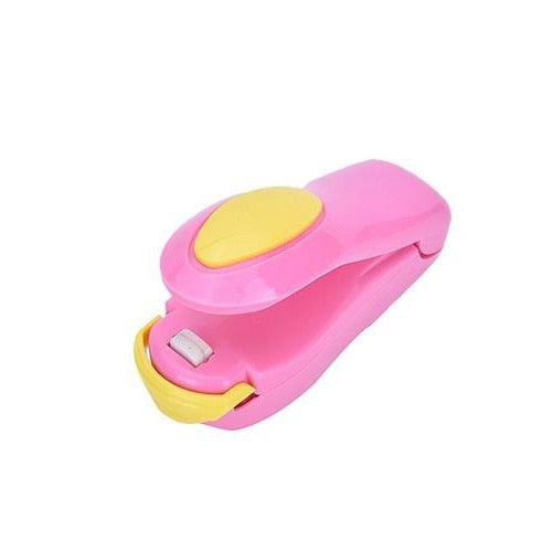 Kitchen Accessories Tools Mini Portable Food Clip Heat Sealing Machine Sealer Hand Pressure Heat Sealer Snack Bag Mini Gadgets