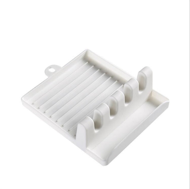 Kitchen Spatula Spoon Pad Kitchen Supplies Storage Mat Home Decor Multi-function Rack Kitchen Gadget Kitchen Accessories-S