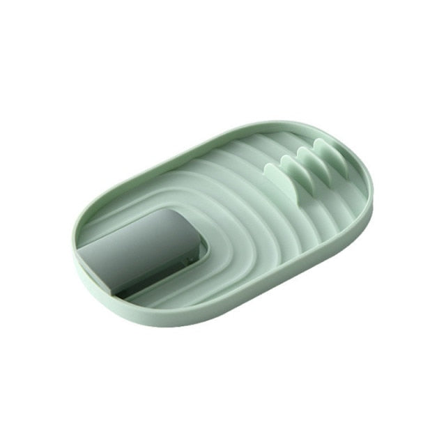 Kitchen Spatula Spoon Pad Kitchen Supplies Storage Mat Home Decor Multi-function Rack Kitchen Gadget Kitchen Accessories-S