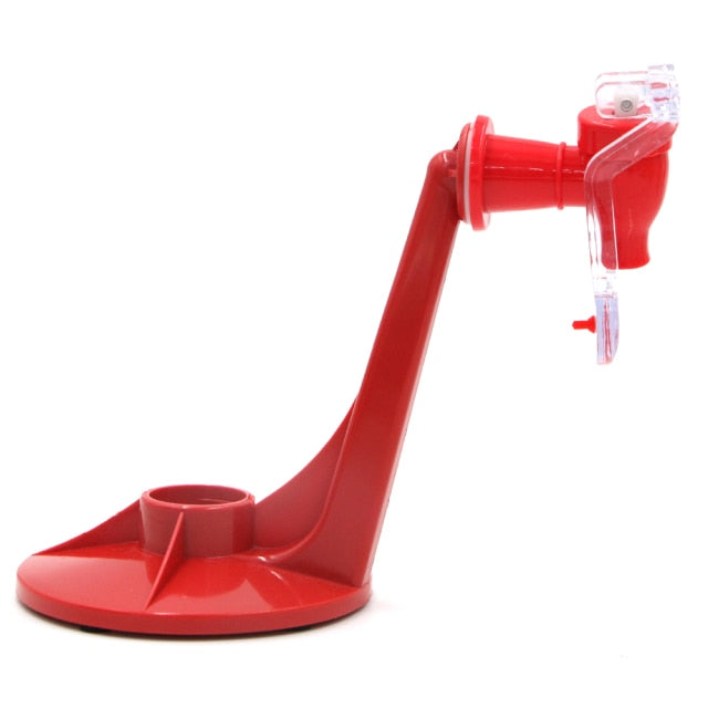 Novelty Saver Soda Beverage Dispenser Bottle Coke Upside Down Drinking Water Dispense Machine Switch for Gadget Party Home Bar
