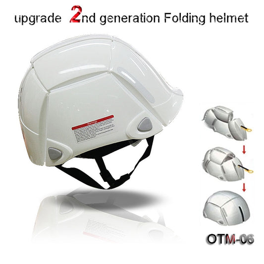 OTM-05 Folding helmet new 1 second Folding helmet earthquake Collapse outdoor Rescue escape Limited space helmet