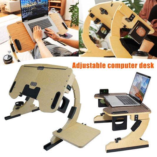 Portable Folding Table Bed Table Laptop Table Computer Table For Laptop Storage Desk Adjustable Desk Table Laptop Stand