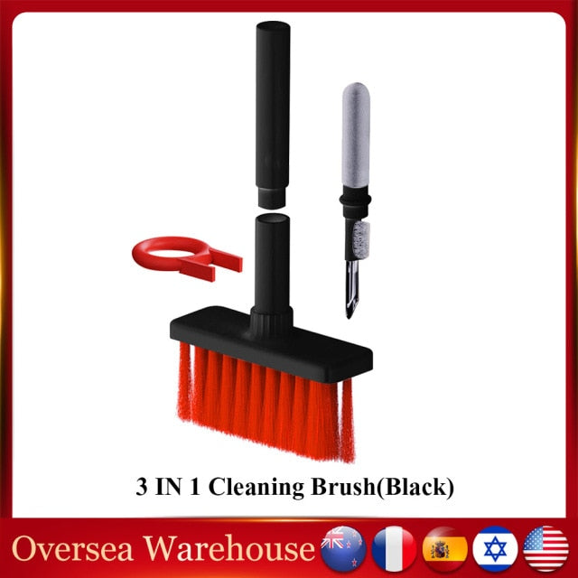 Wireless Bluetooth-compatible Earphone Cleaner Pen Kit Headphone Cleaning Brush for Airpods Headset Keyboard Cleaning Tools