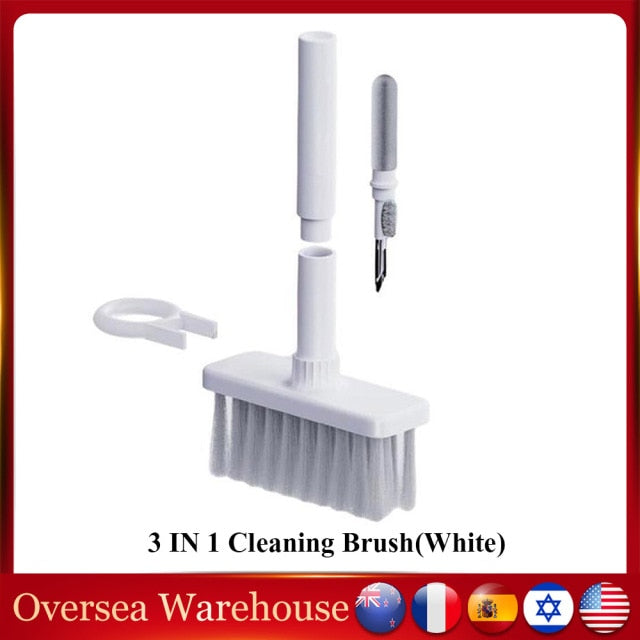 Wireless Bluetooth-compatible Earphone Cleaner Pen Kit Headphone Cleaning Brush for Airpods Headset Keyboard Cleaning Tools
